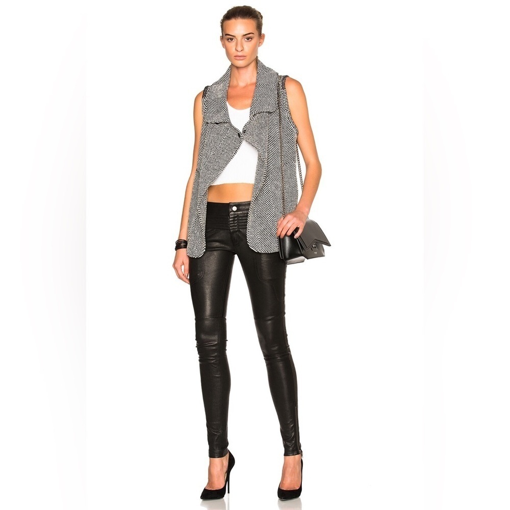 MARISSA WEBB Wool Blend Anton Herringbone Vest